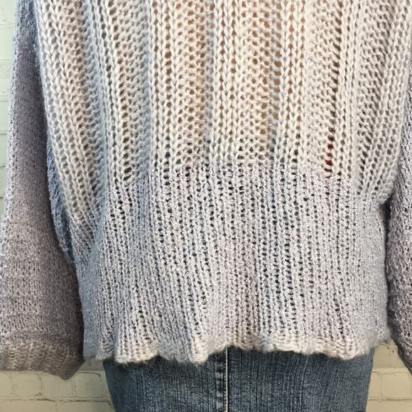 Wild Fable Lavender Open Front Fuzzy Cardigan Sweater‎ Size Medium - Picture 4 of 11